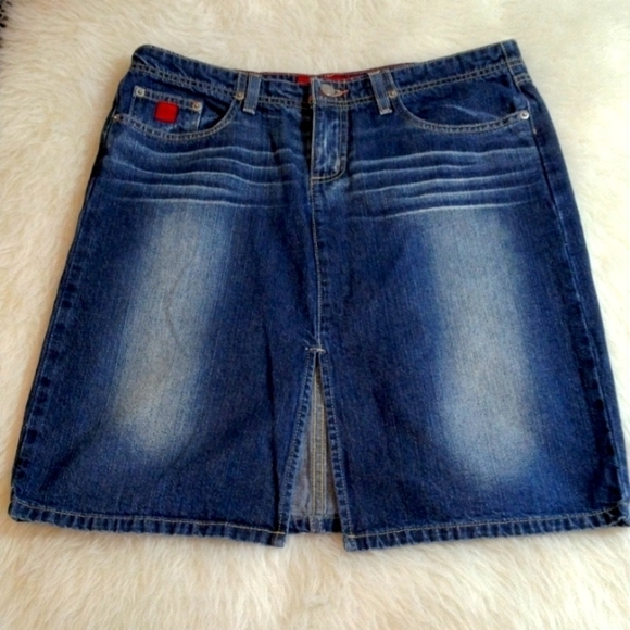 BONGO Dresses & Skirts - Vintage 90's Bongo Denim Blue Jean Skirt